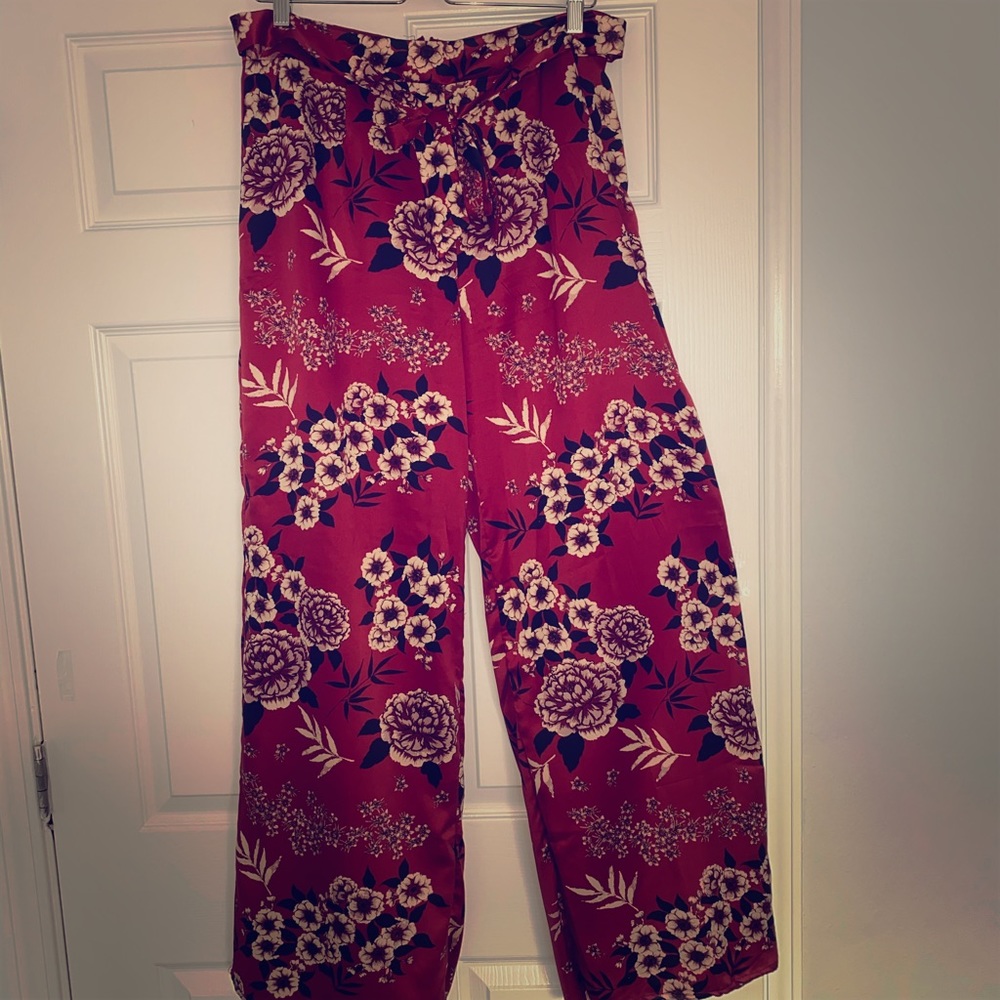 Satin pants